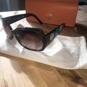 Tory burch sunglasses - only worn once!
