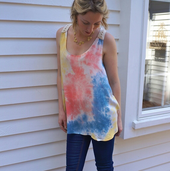 Tops - LAST ONE!! NWT Retail!! Pink Tie Dye