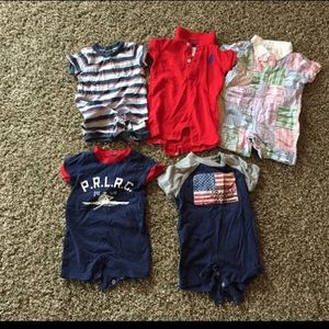 Boys Ralph Lauren rompers