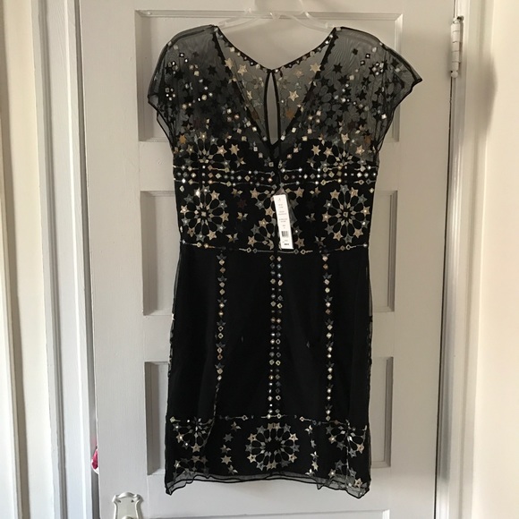 NWT French Connection Sparkle Dress - Size 12 - Picture 4 of 6