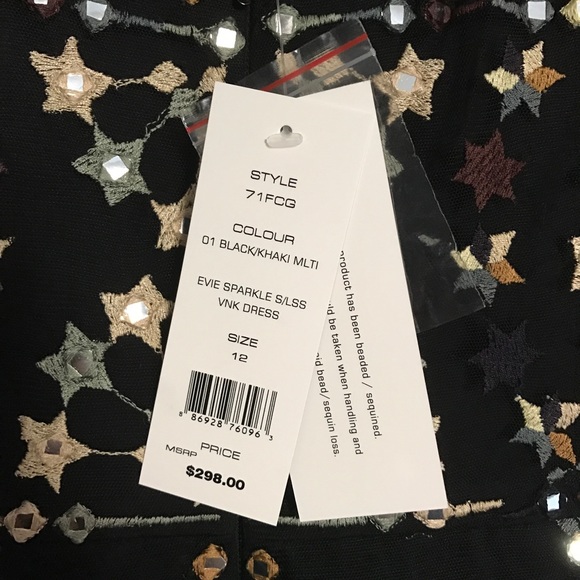 NWT French Connection Sparkle Dress - Size 12 - Picture 6 of 6