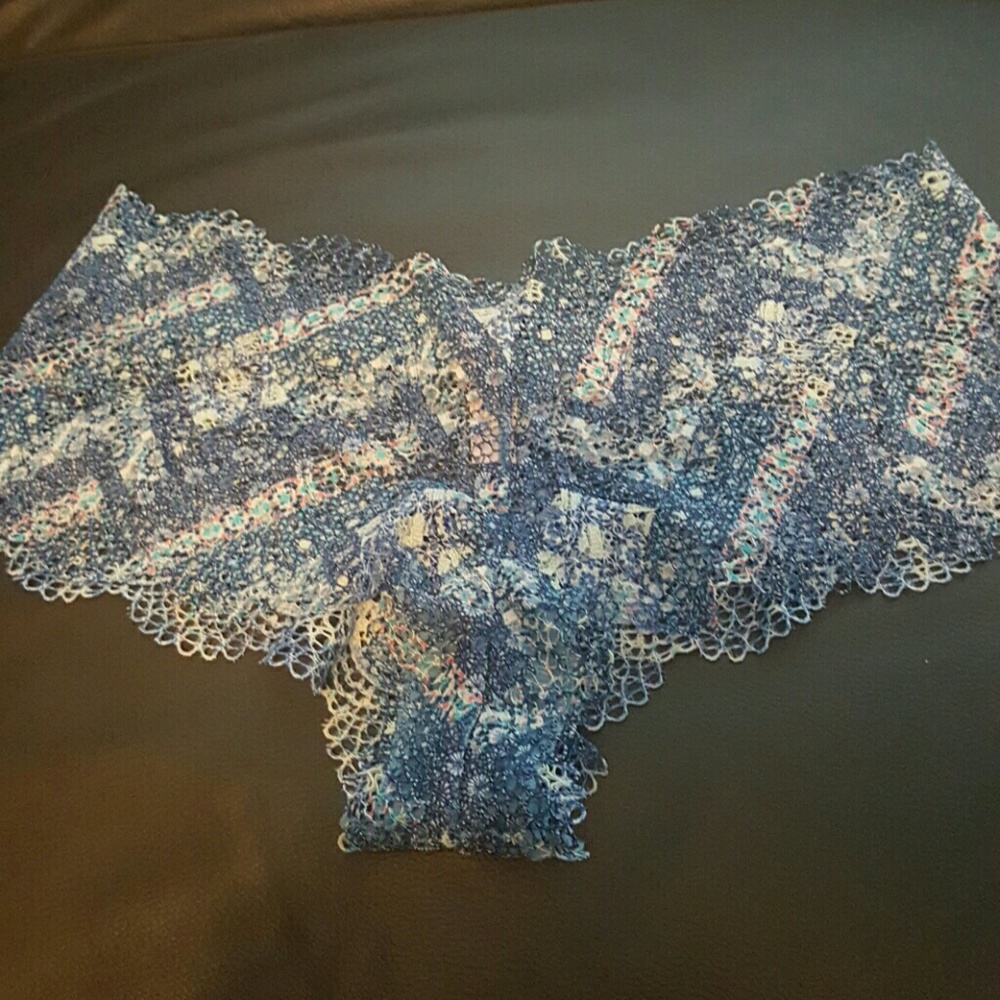 2 pair of Victoria's Secret lace boy shorts