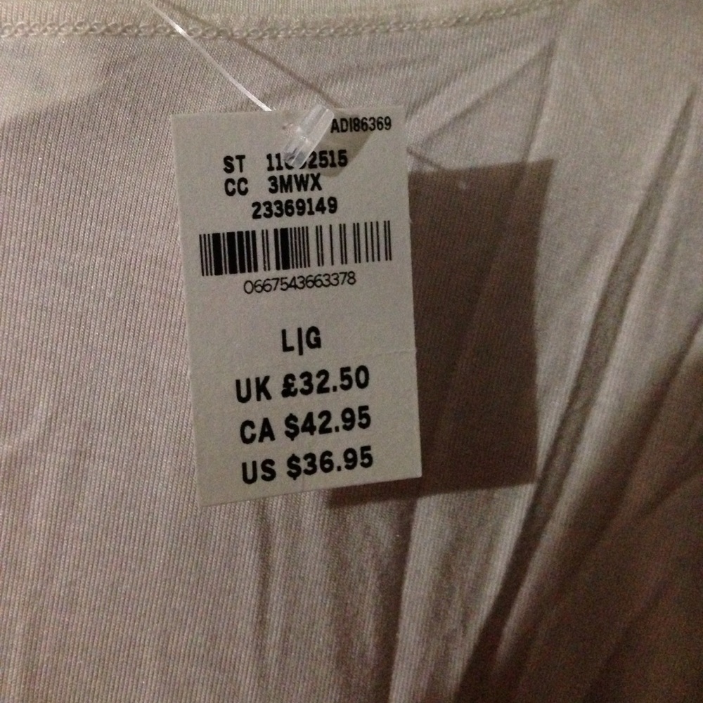 Victoria's Secret PINK Sleep Shirt Cream Beige - Picture 4 of 6