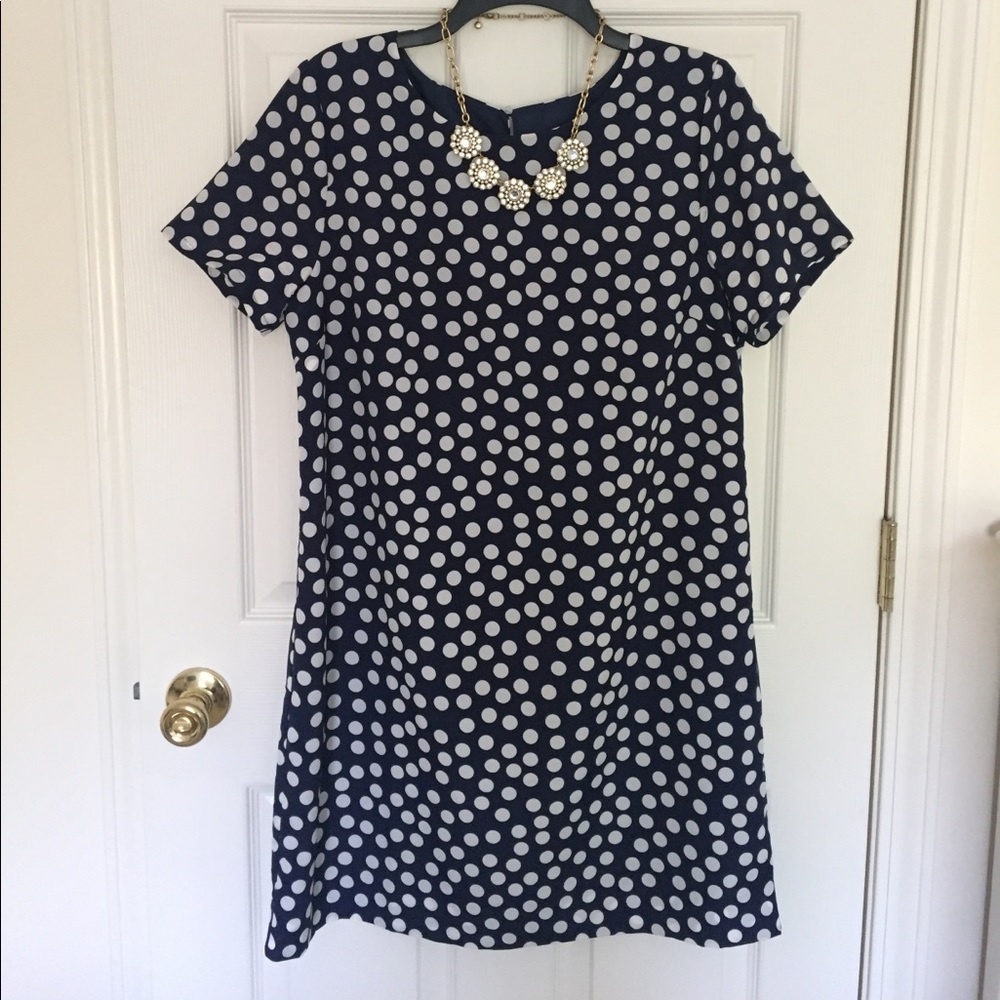 Polka Dot shift dress