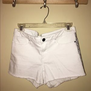 C & P White jean shorts