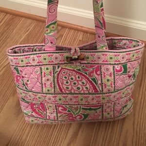 Pinwheel pink Vera Bradley Tote