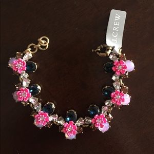 J. Crew spring floral bracelet. New with tags.