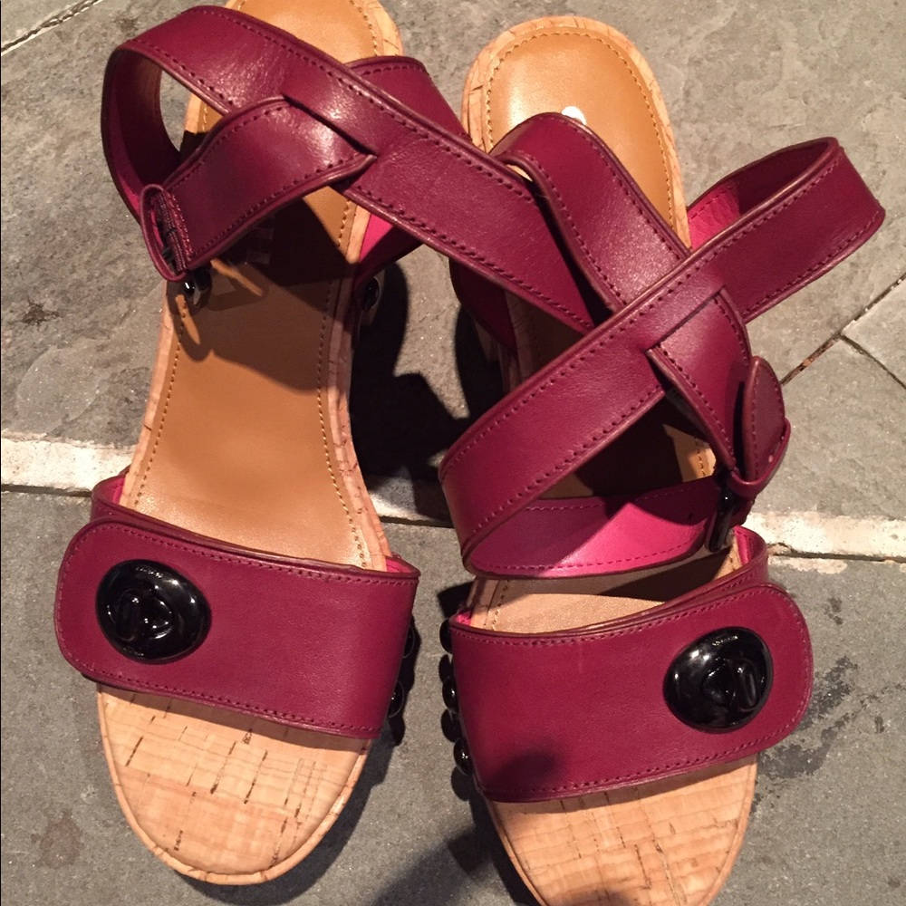 Brand-new, never worn Coach shoes. Soft leather.