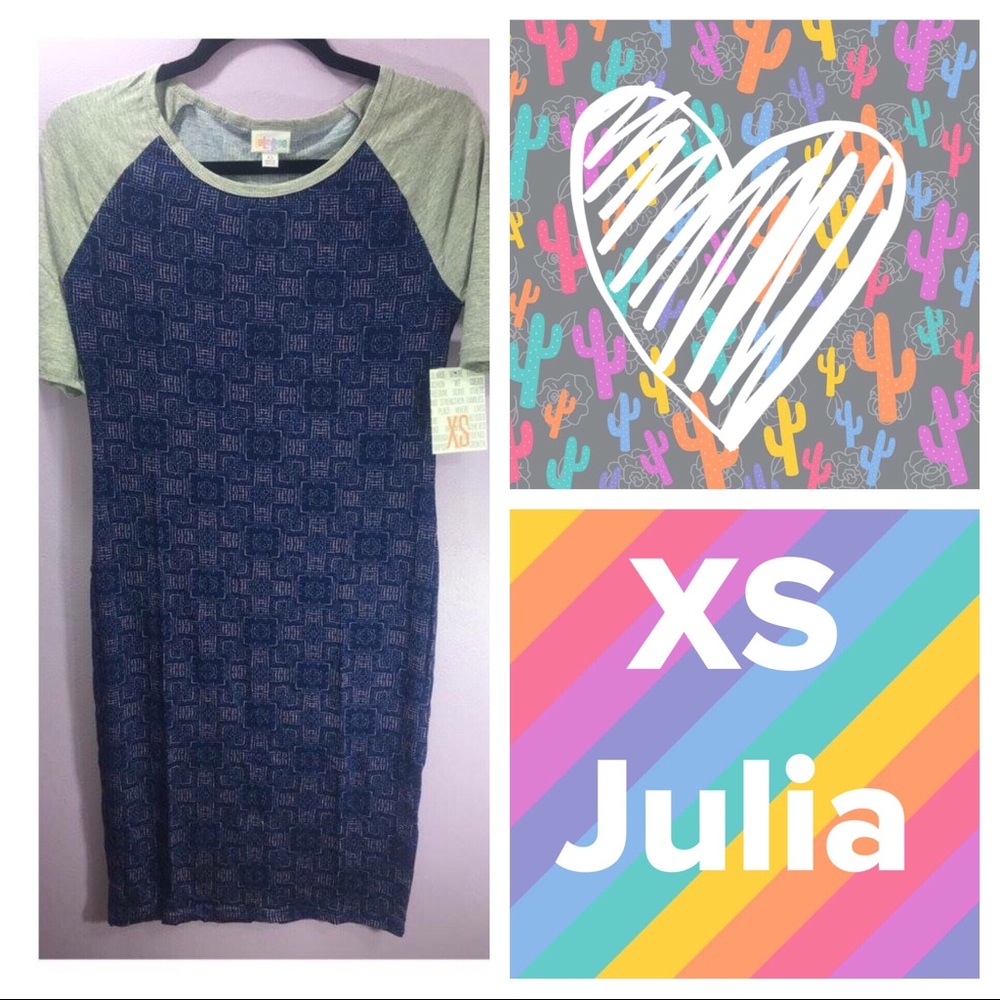 LuLaRoe XS Julia BNWT
