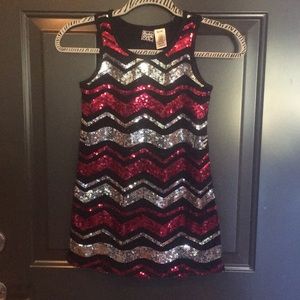 Pogo Club girl 7/8 sequin dress.