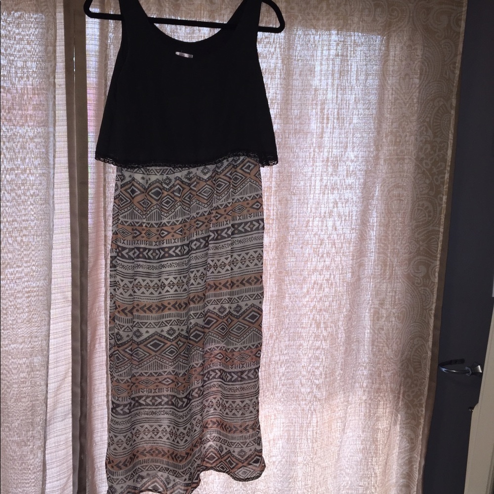 Aztec mesh dress