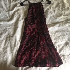 Forever 21 red and black tunic/mini dress