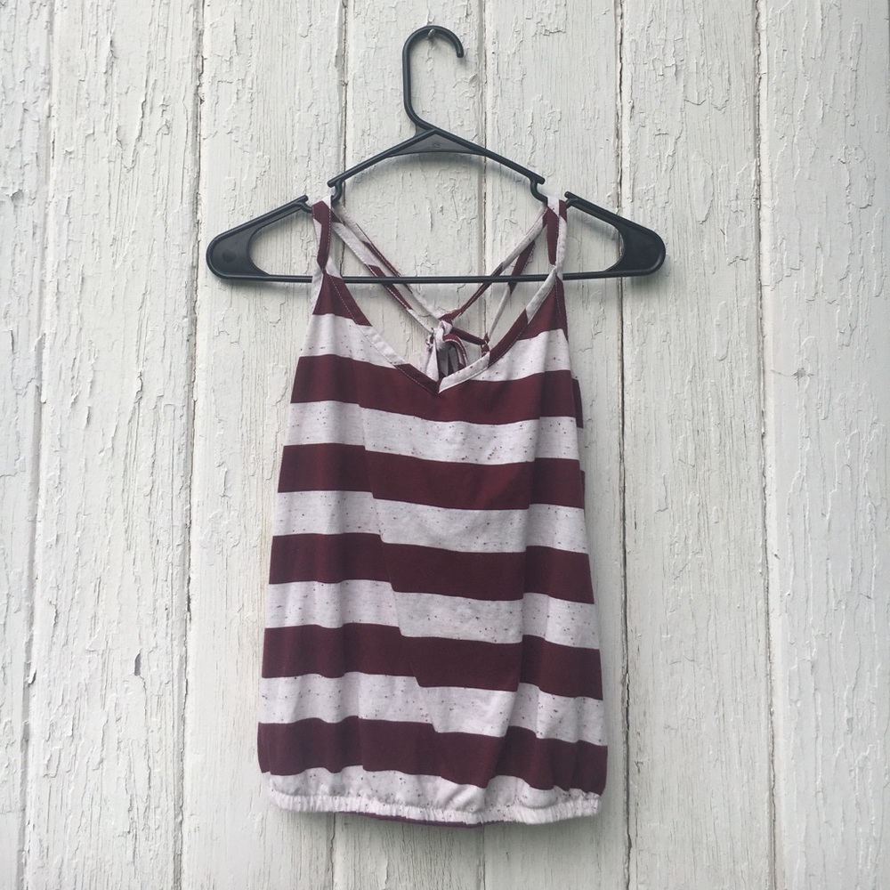 Multi cross tank top.