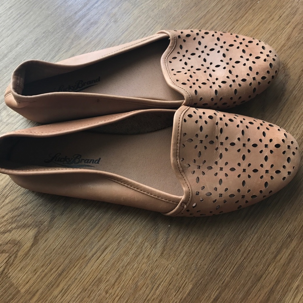 Genuine leather Lucky Brand flats