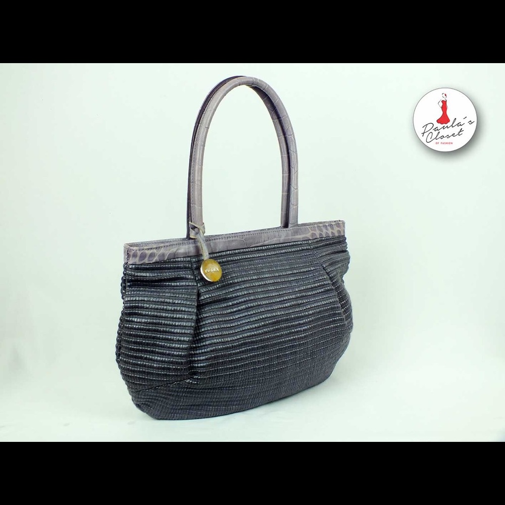 ⚡️SALE⚡️⚡️Furla Purple Woven Handbag