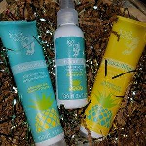 Avon Footwork Pineapple Collection