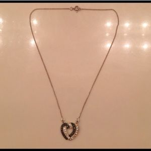 Silver heart necklace