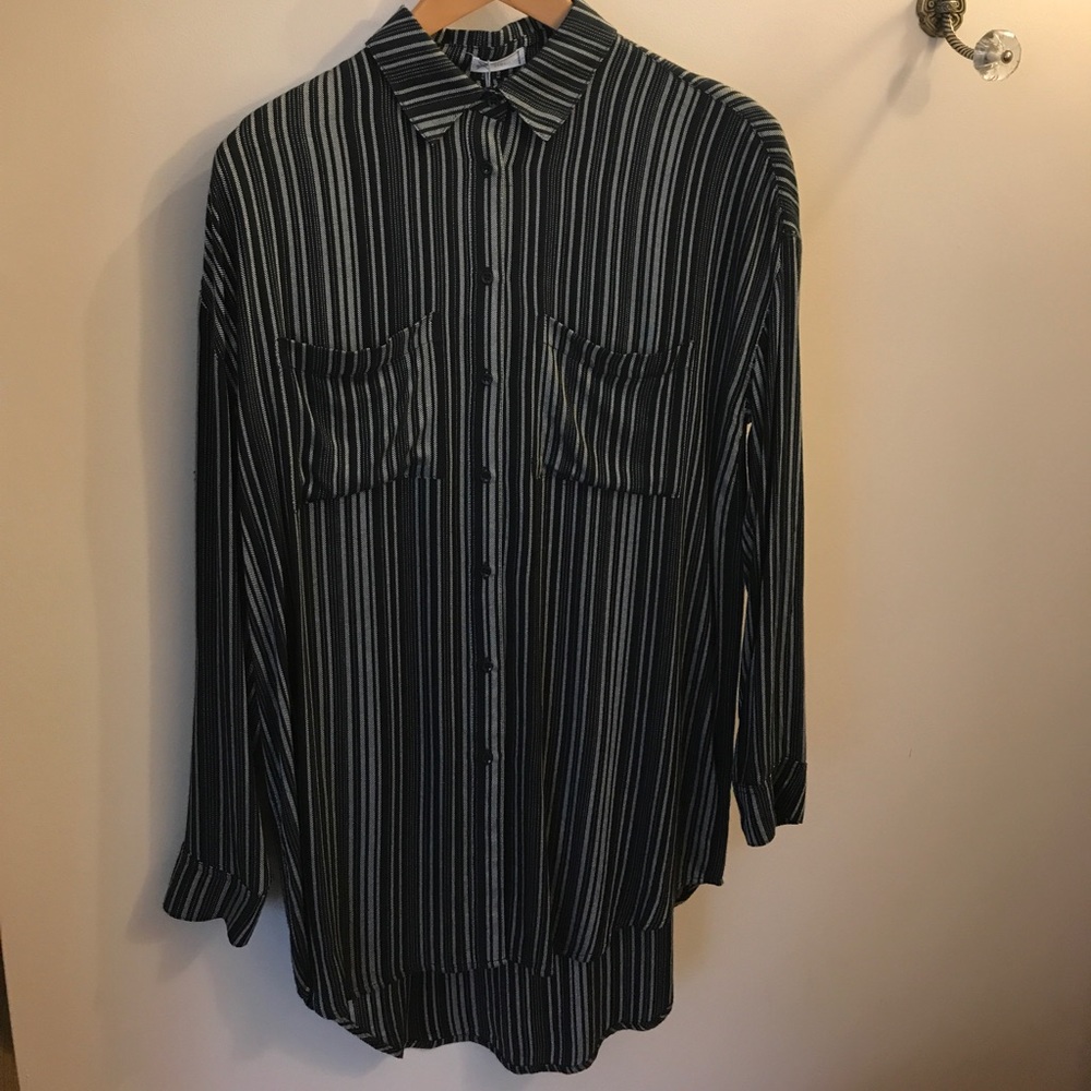 Gentlefawn Carbon Stripe Voyage Dress