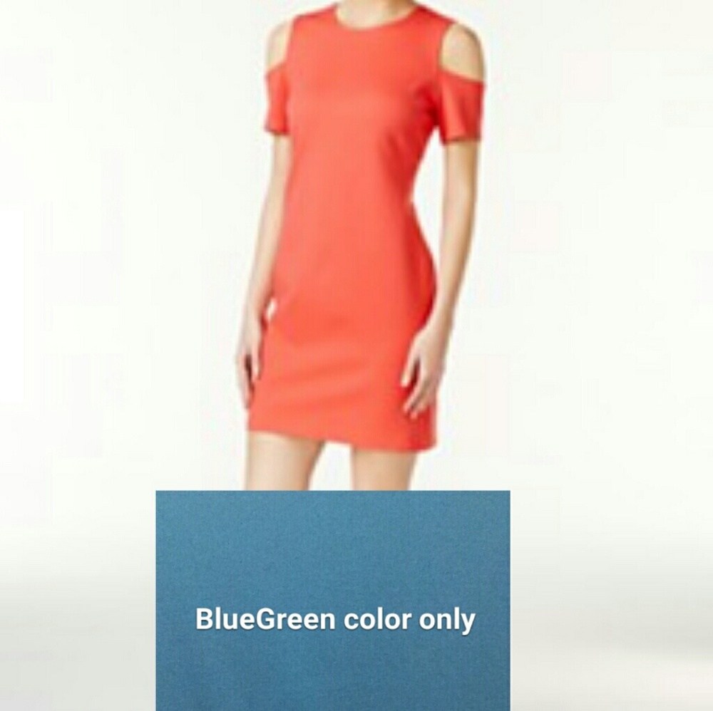 Bar III Cold-Shoulder Sheath Dress