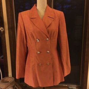 Moshary Double Breasted Silk Blazer