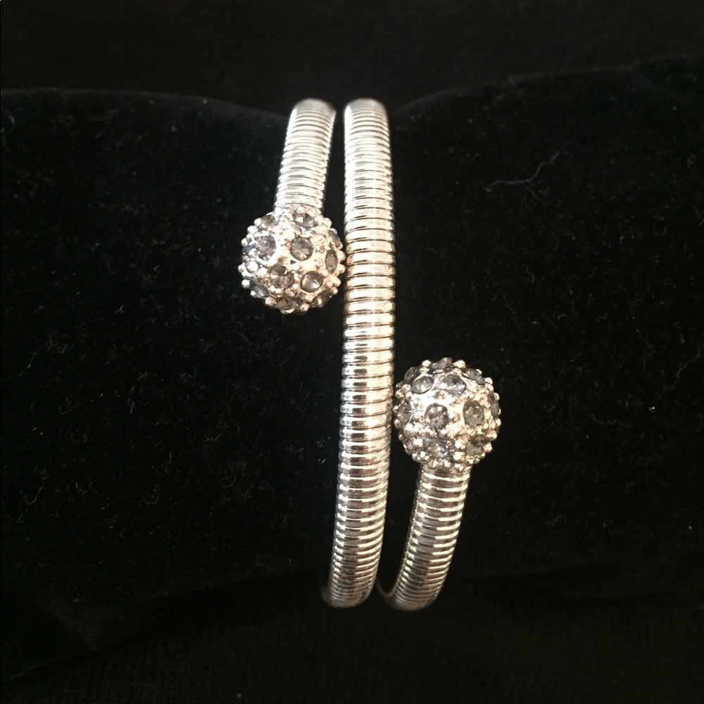 WHBM Snake Bracelet Crystal and Smoke CZ