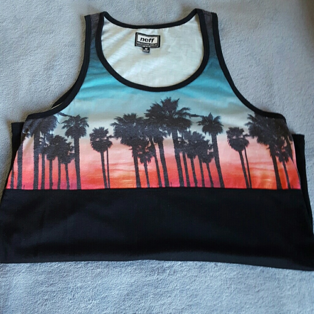 Neff Palm Tree Sunset Tank