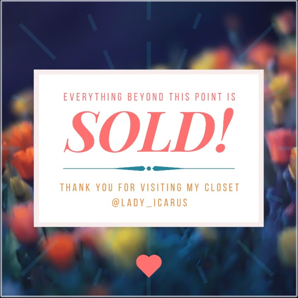 SOLD✨SOLD✨SOLD