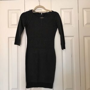All Saints dark gray dress