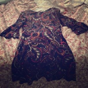 Beautiful dress with paisley print