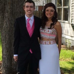 Sherri Hill Size 4 altered to around a 2