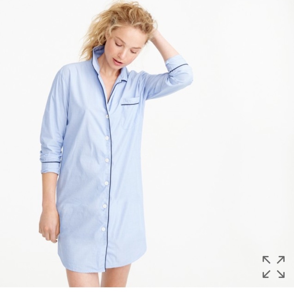 J. Crew plaid nightshirt