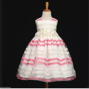 Pink and Ivory Stripes dress super cute!!!