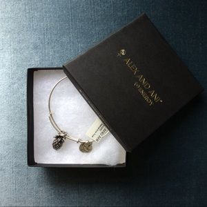 ALEX AND ANI PINEAPPLE CHARM BRACELET