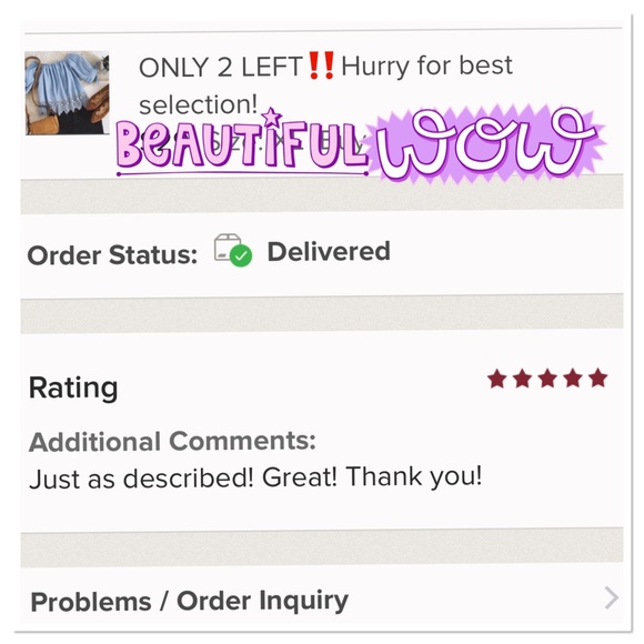 LAST ONE✔️ 5⭐️RATING ‼️😭Hurry for best selection! - Picture 5 of 5