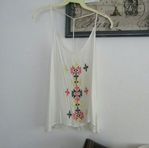 Tribal print tank