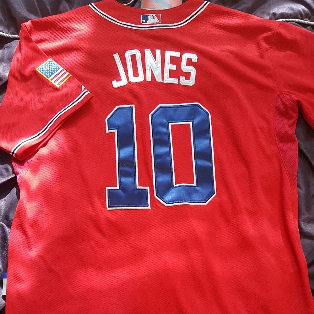 Chipper Jones Stars and Stripes Jersey