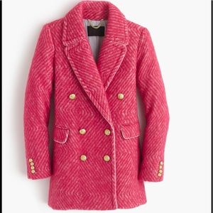 Jcrew diamond tweed coat