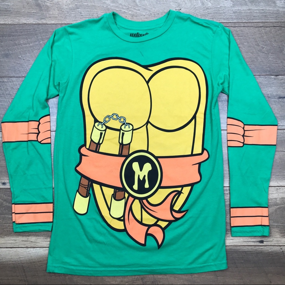 TMNT Nickelodeon Long Sleeve Scree Print Tee