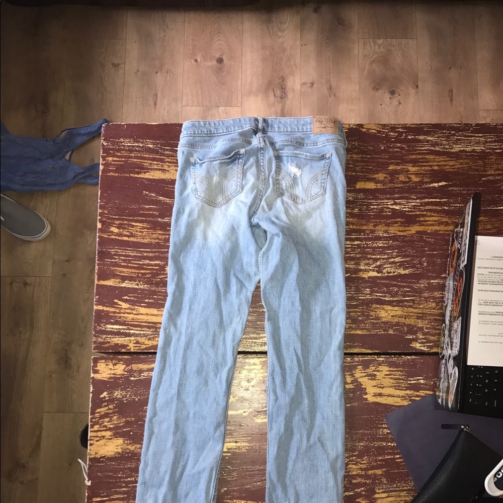 Hollister Jeans; distressed lightly
