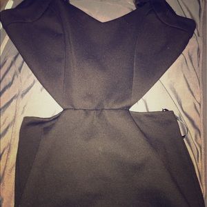 BCBG mini cutout dress