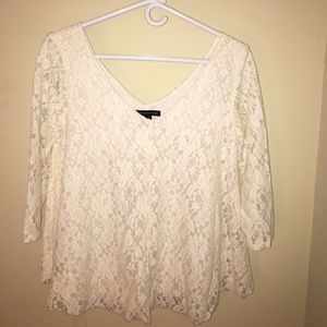 New AE Flowy quarter sleeve top