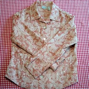 Chico's Tapastry Style Top/jacket