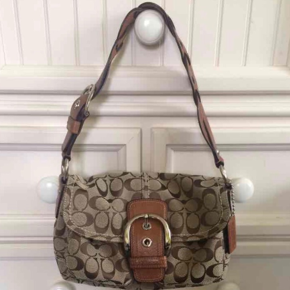 NEW Braided Strap Signature Coach Bag