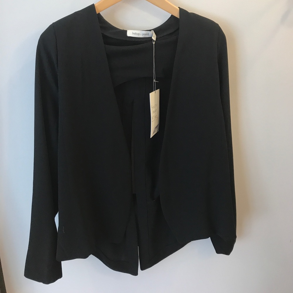 Bishop + Young Black Tie Blazer