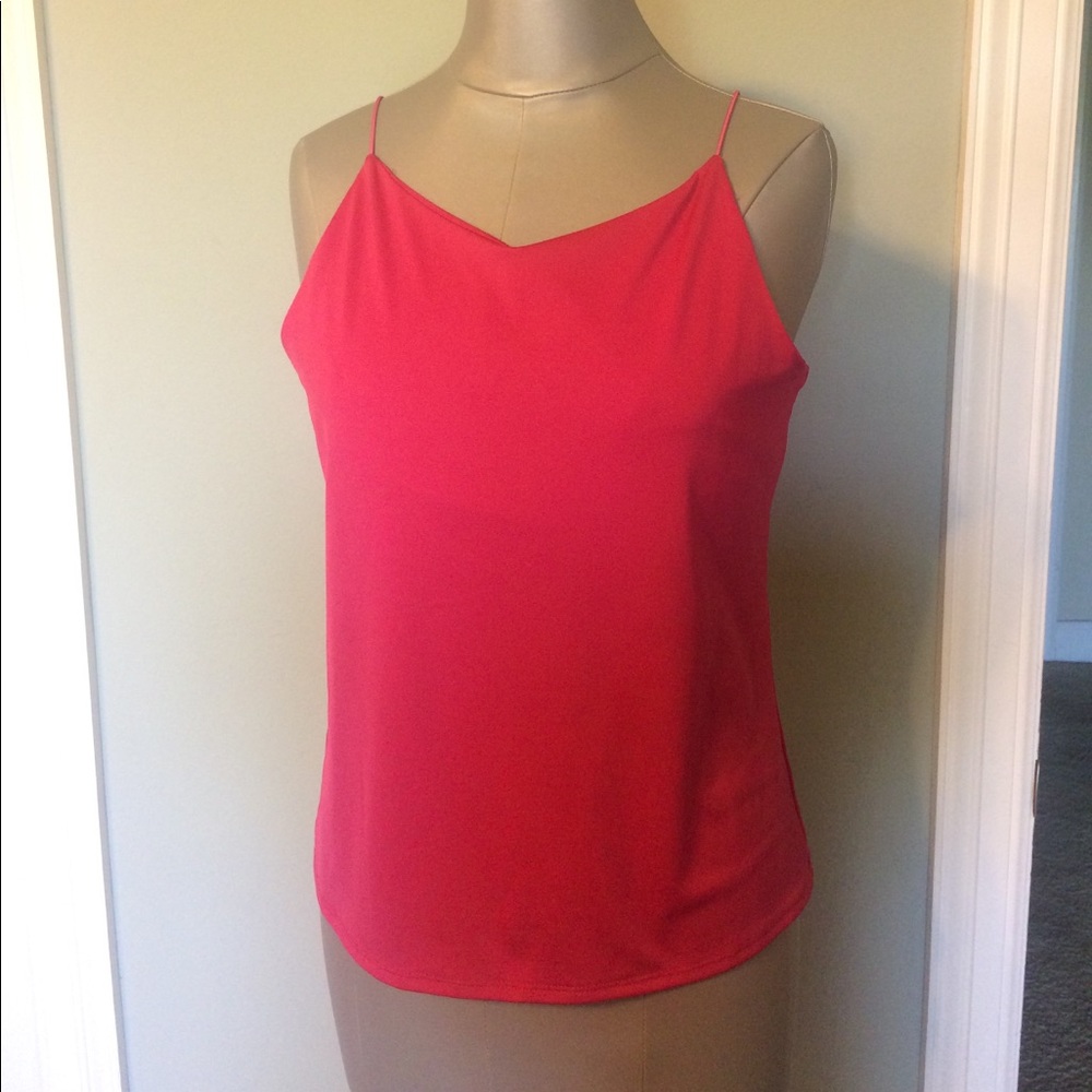 B.MOSS pink tank/cami Vintage in size small-no tag