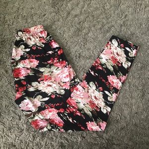 Floral leggings