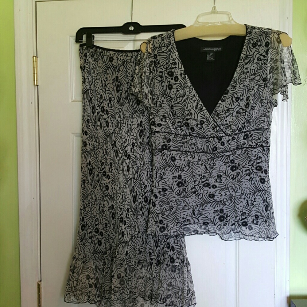Skirt & blouse