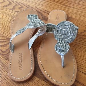 Sparkly sandals