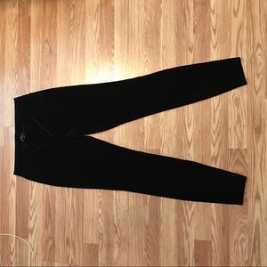 NWOT** Black velvet leggings
