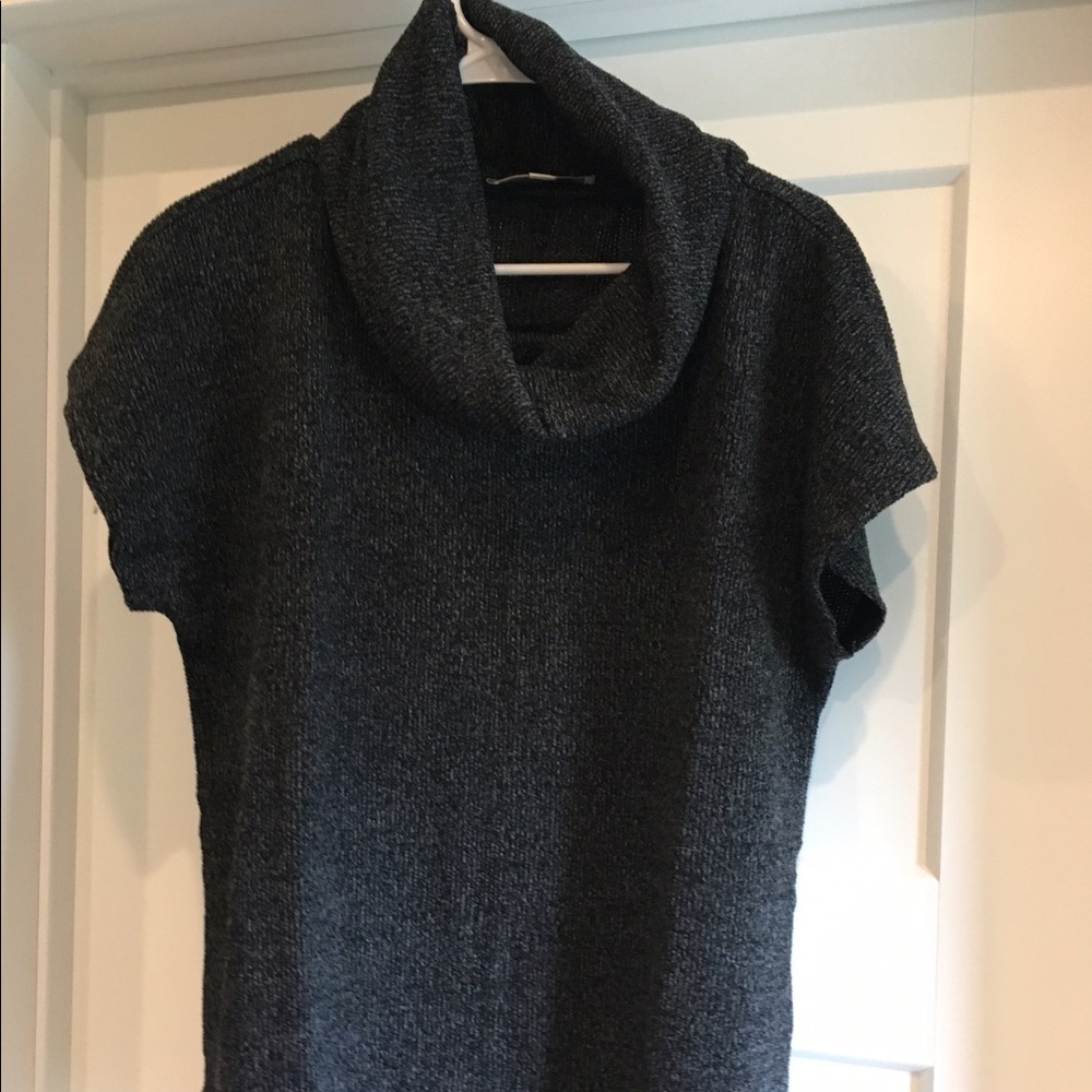 Loft Short Sleeve Cowl Neck Sweater
